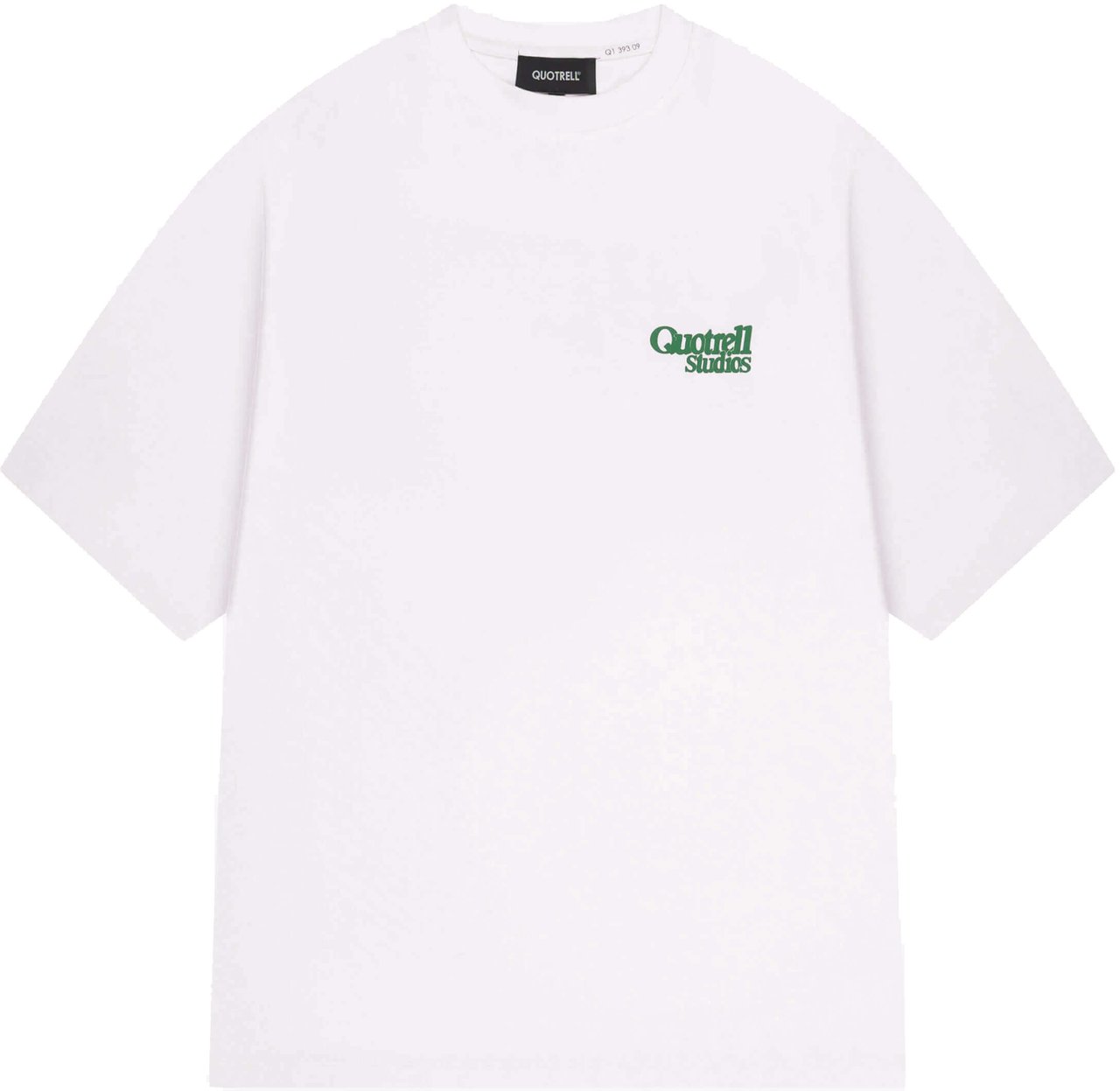 Quotrell Puff Studios Tee | White/green Wit