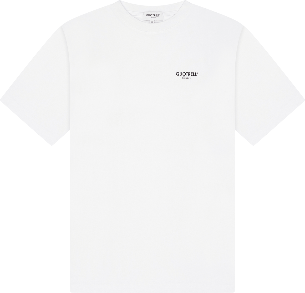 Quotrell Sarasota Tee | White/black Wit