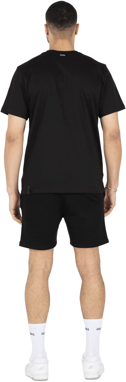 Quotrell University T-shirt | Black/white Zwart