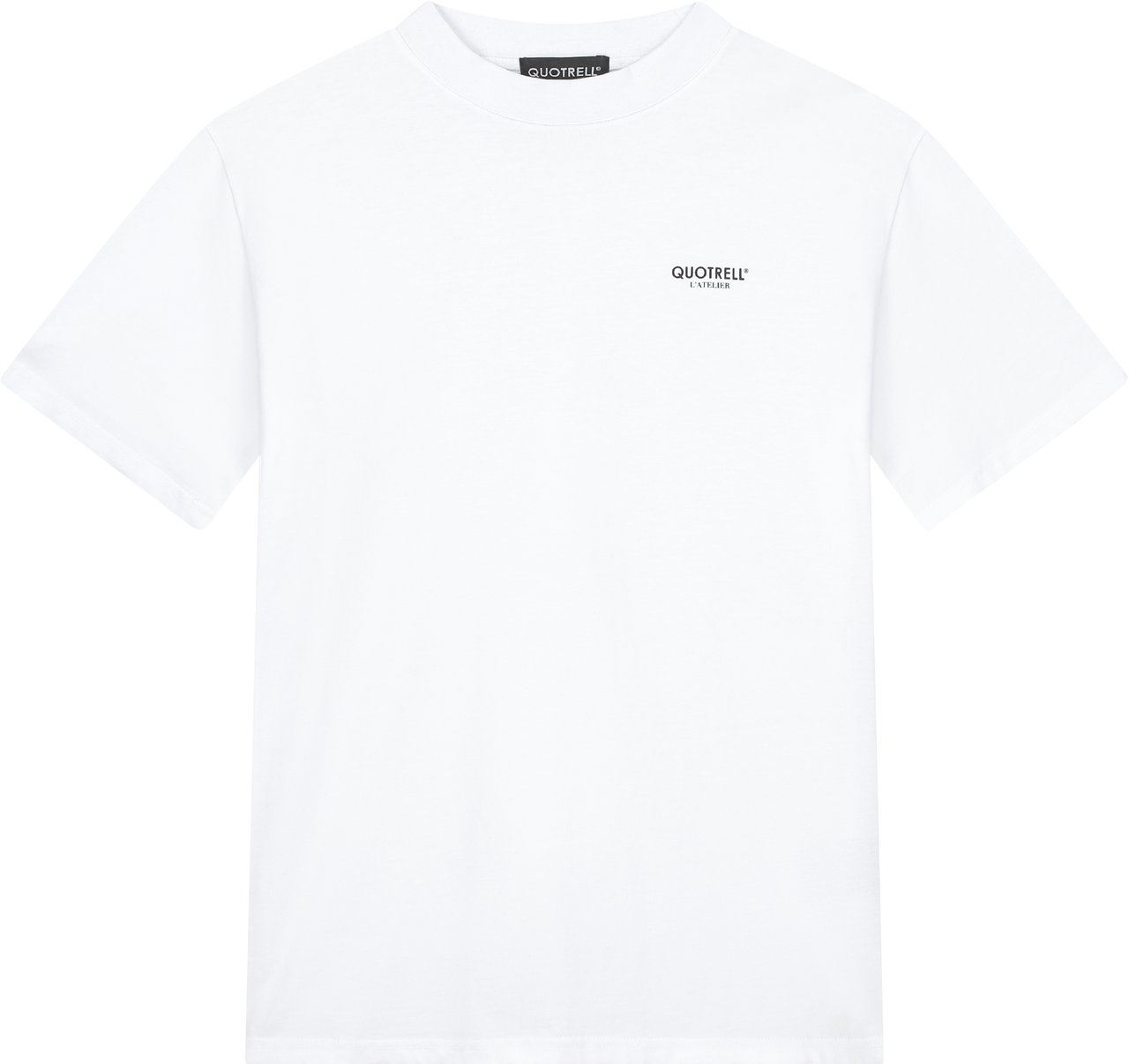 Quotrell L'atelier T-shirt | White/black Wit