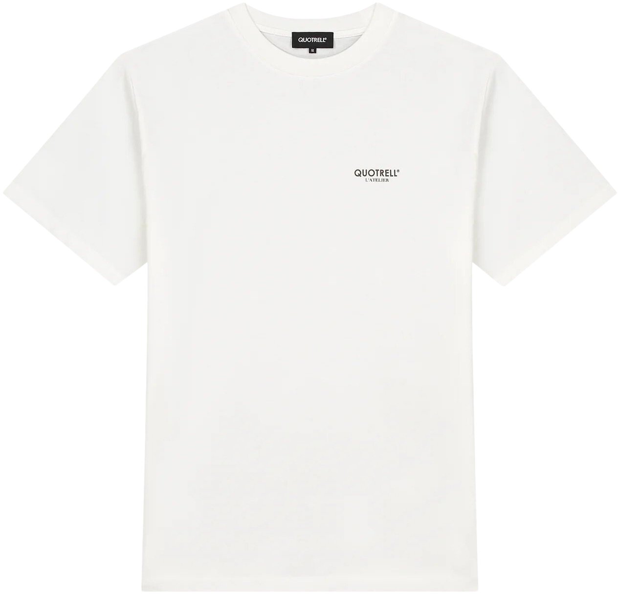 Quotrell L'atelier T-shirt | Off White/brown Wit
