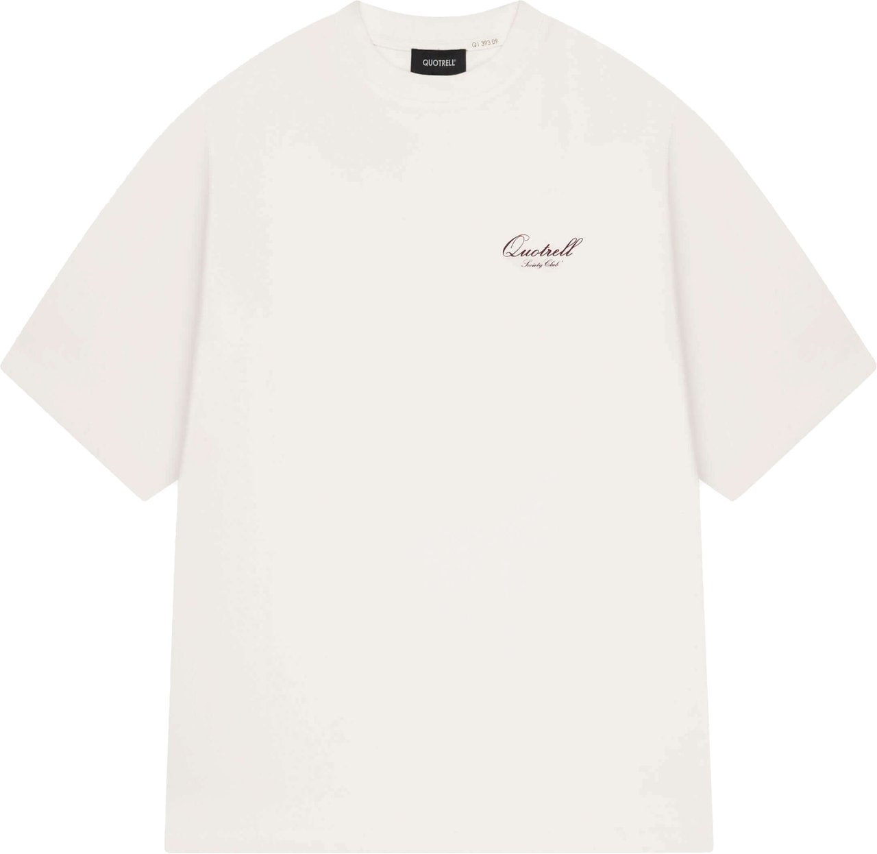 Quotrell Creators Tee | Off White/red Wit