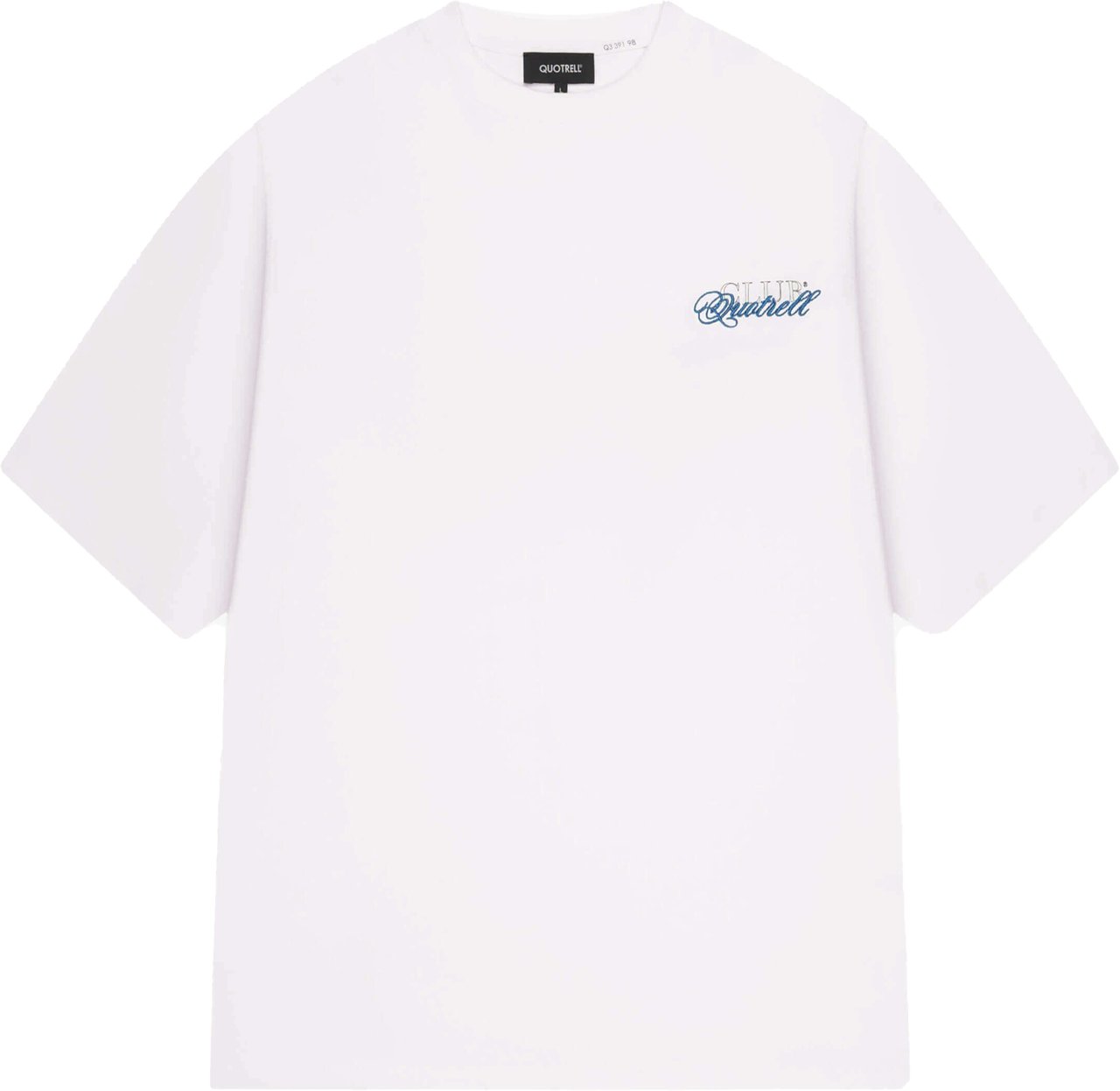 Quotrell Futura Tee | White/blue Wit