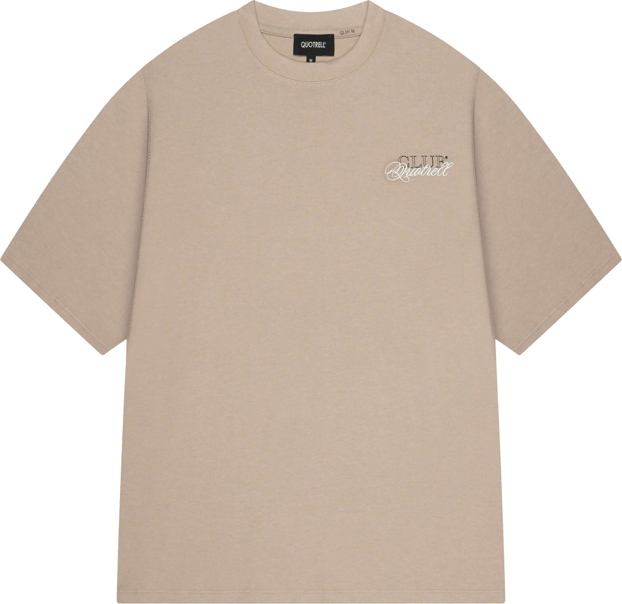 Quotrell Futura Tee | Greige/off White Beige