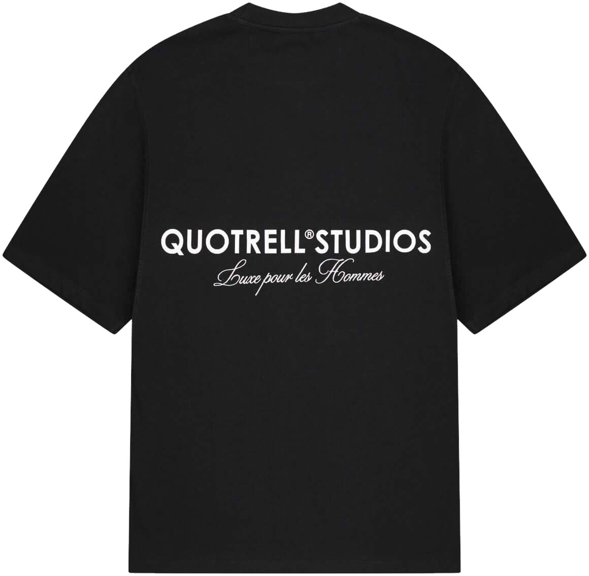 Quotrell Studios Tee | Black/white Zwart