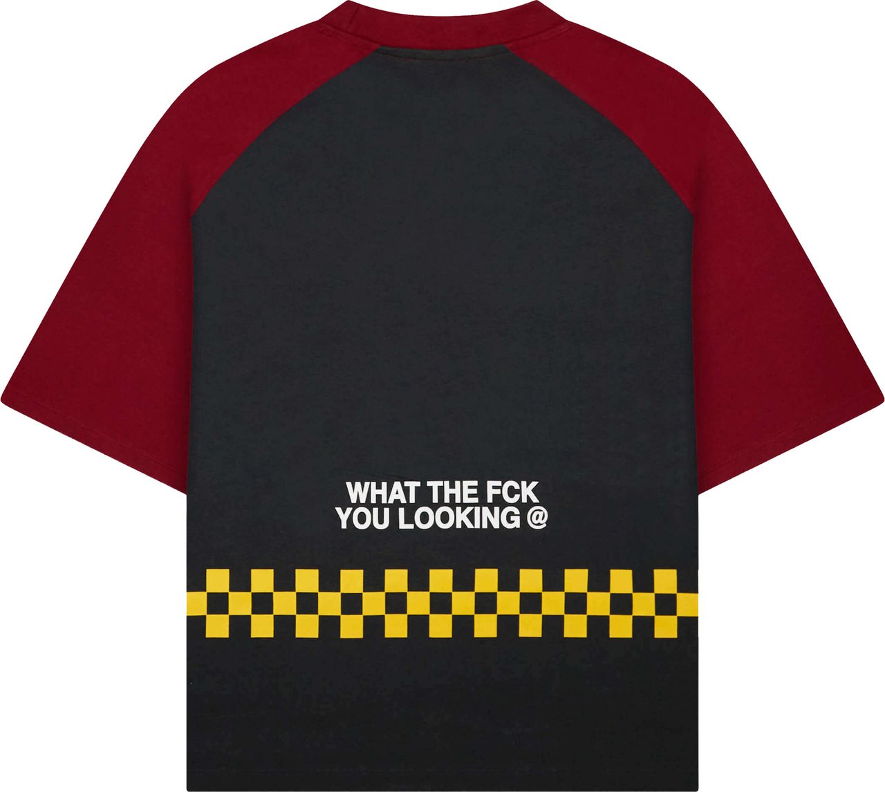 Quotrell Emilio Boxy Tee | Navy/red Navy