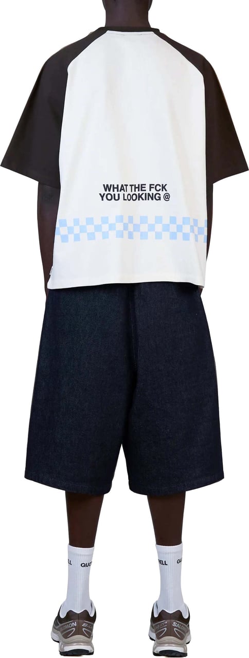 Quotrell Emilio Boxy Tee | Brown/light Blue Bruin