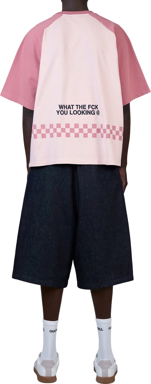 Quotrell Emilio Boxy Tee | Light Pink/pink Roze