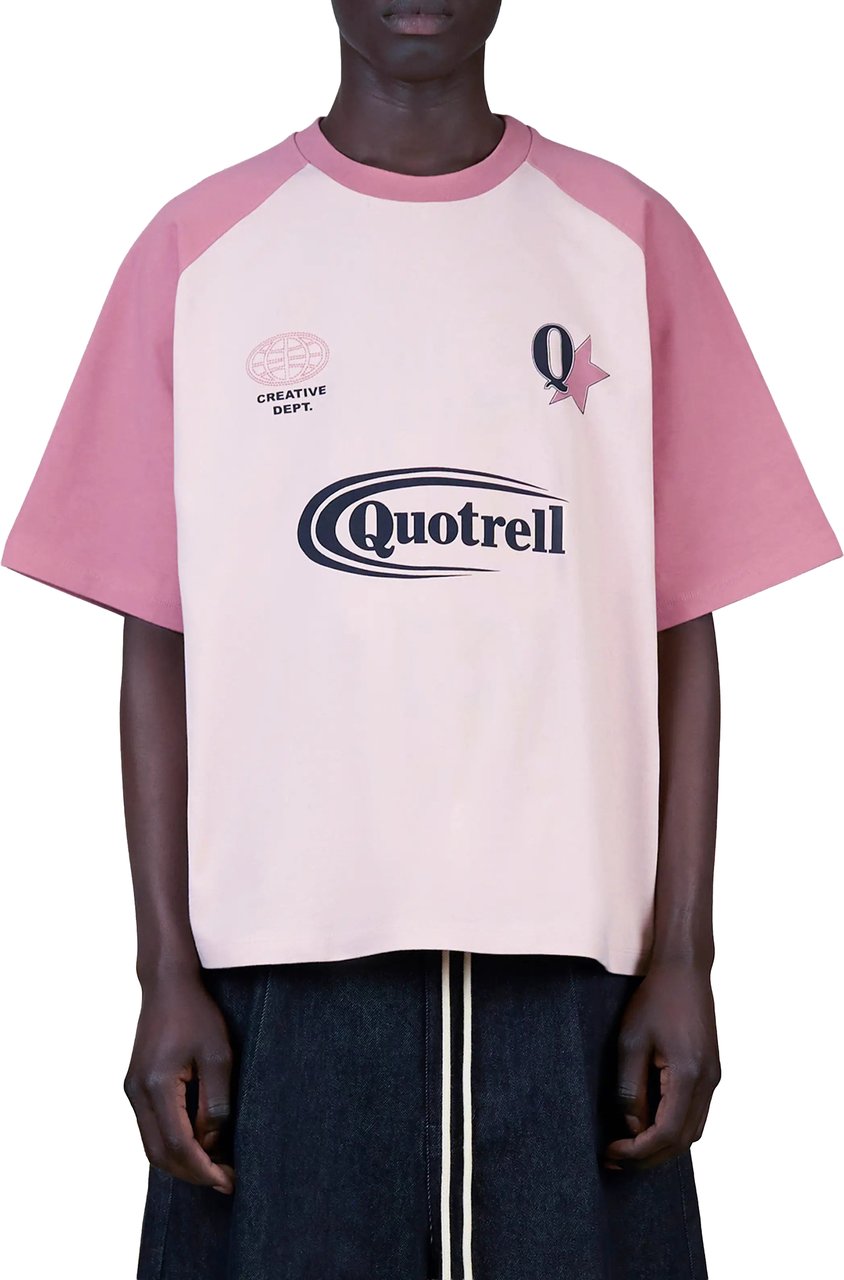 Quotrell Emilio Boxy Tee | Light Pink/pink Roze