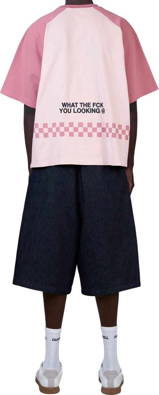 Quotrell Emilio Boxy Tee | Light Pink/pink Roze