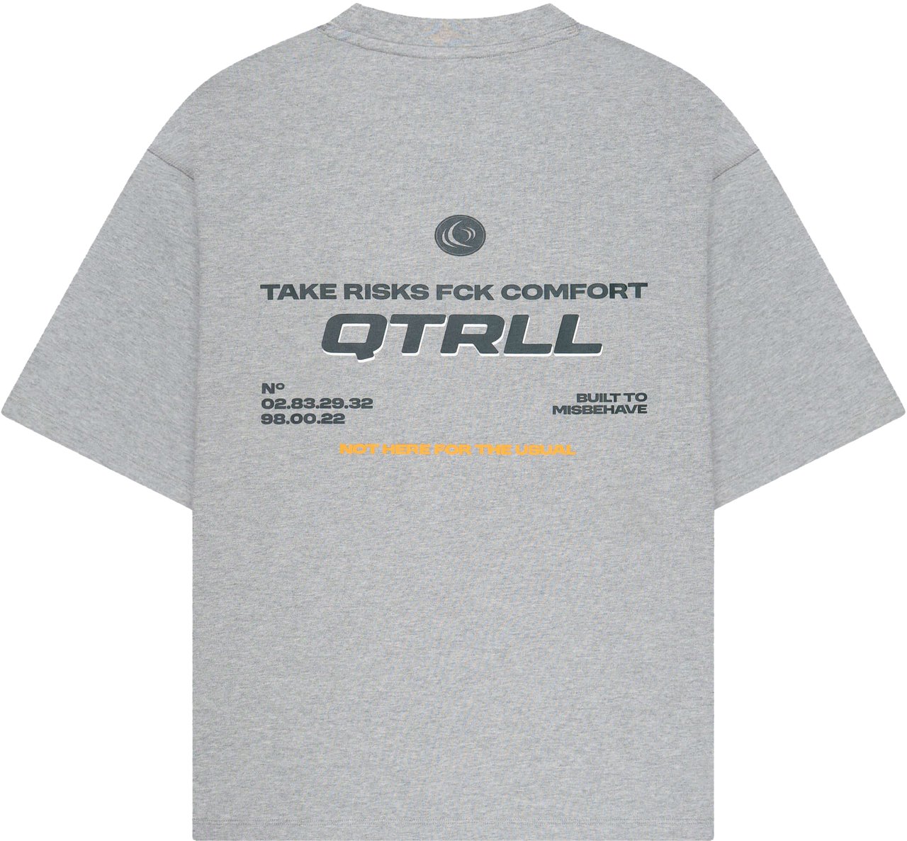 Quotrell Risk Tee | Grey Melee/petrol Grijs