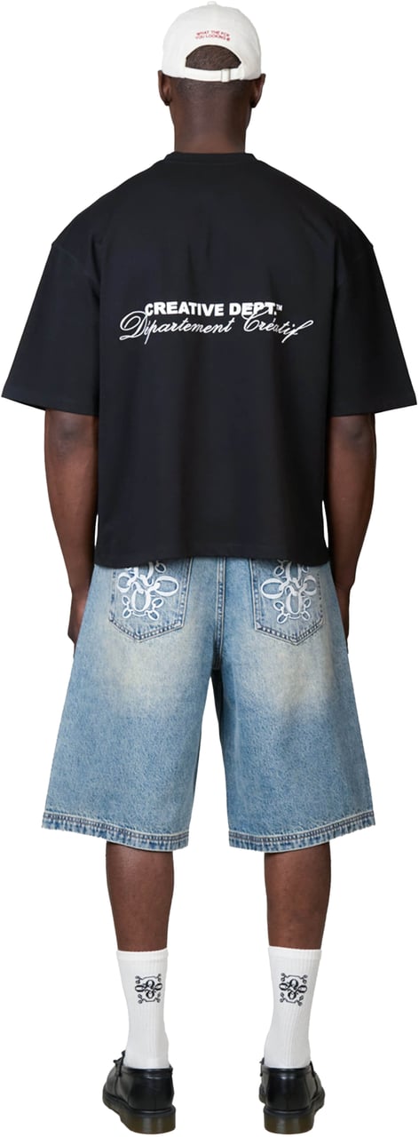 Quotrell La Mere Tee | Black/white Zwart