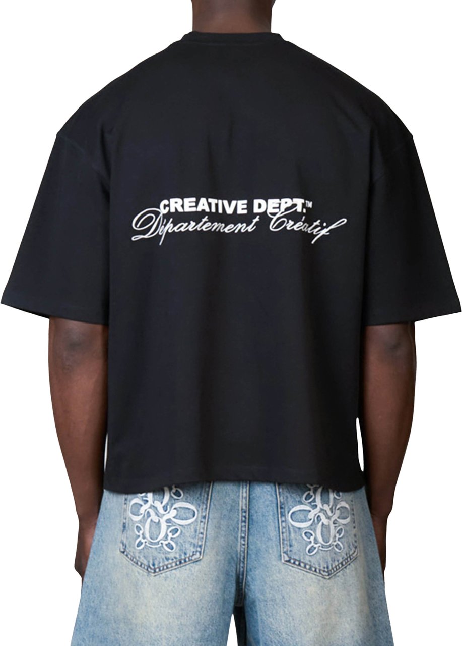 Quotrell La Mere Tee | Black/white Zwart