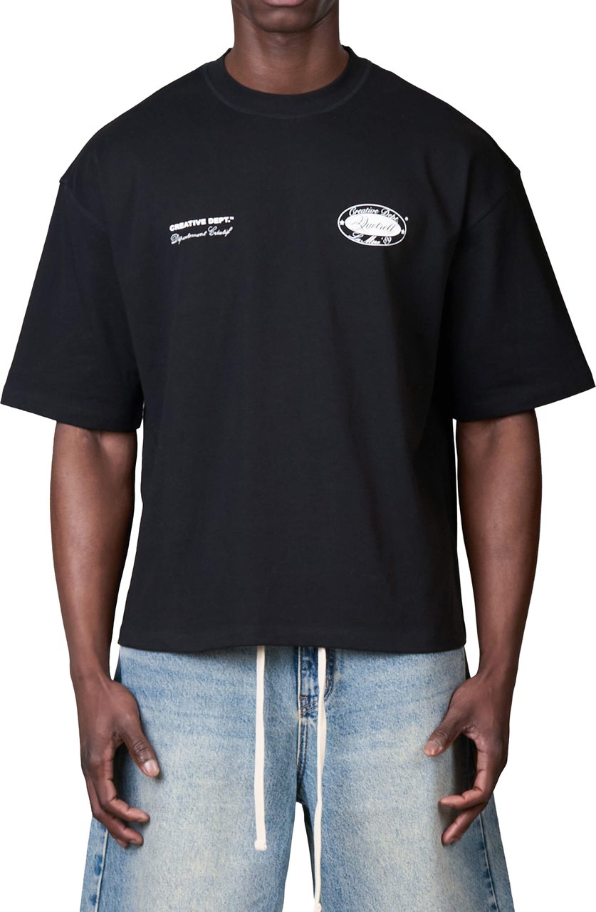 Quotrell La Mere Tee | Black/white Zwart