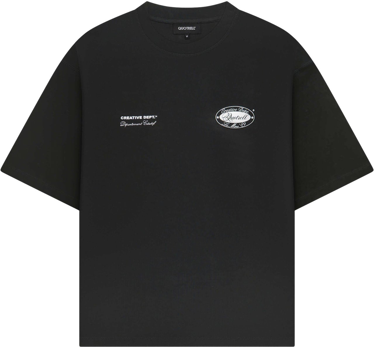 Quotrell La Mere Tee | Black/white Zwart