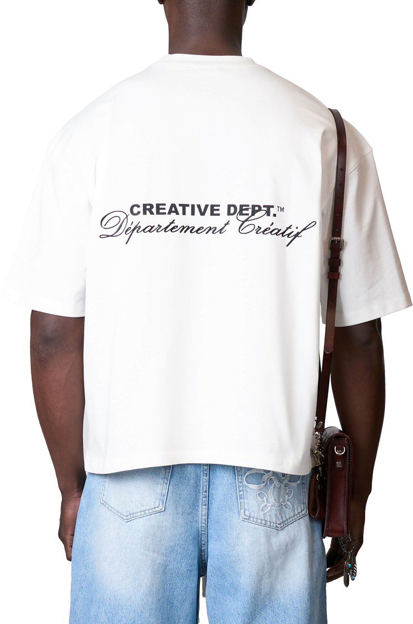 Quotrell La Mere Tee | White/black Wit