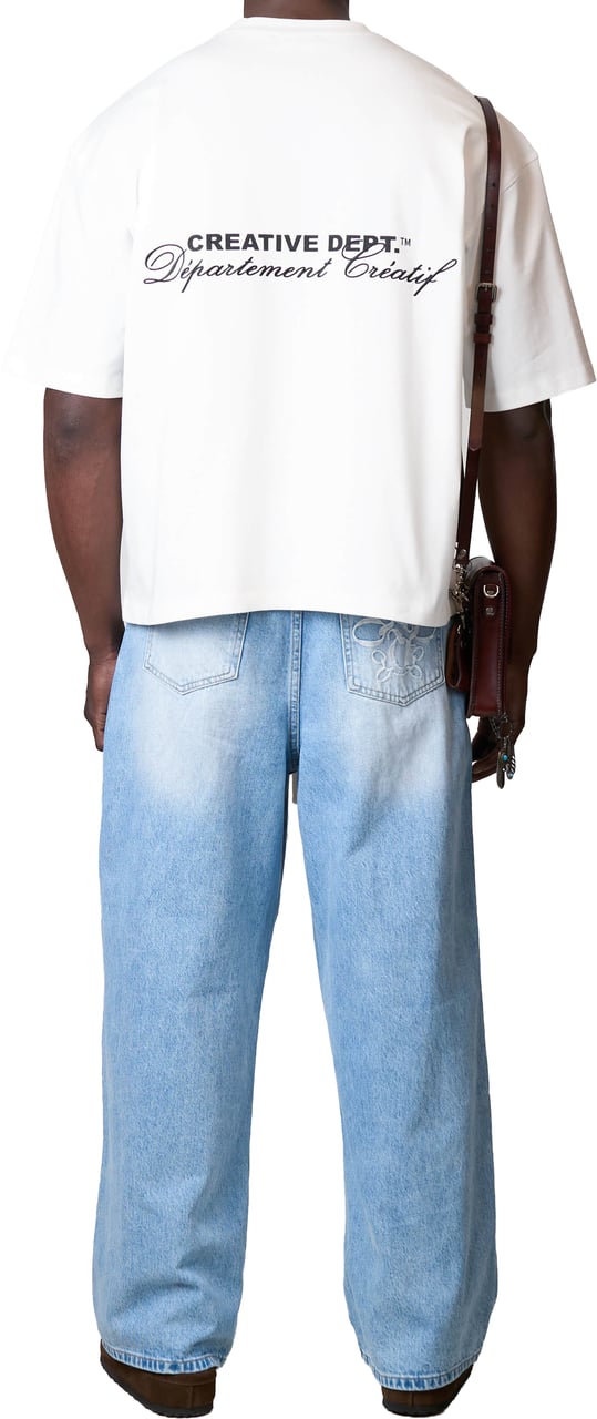 Quotrell La Mere Tee | White/black Wit