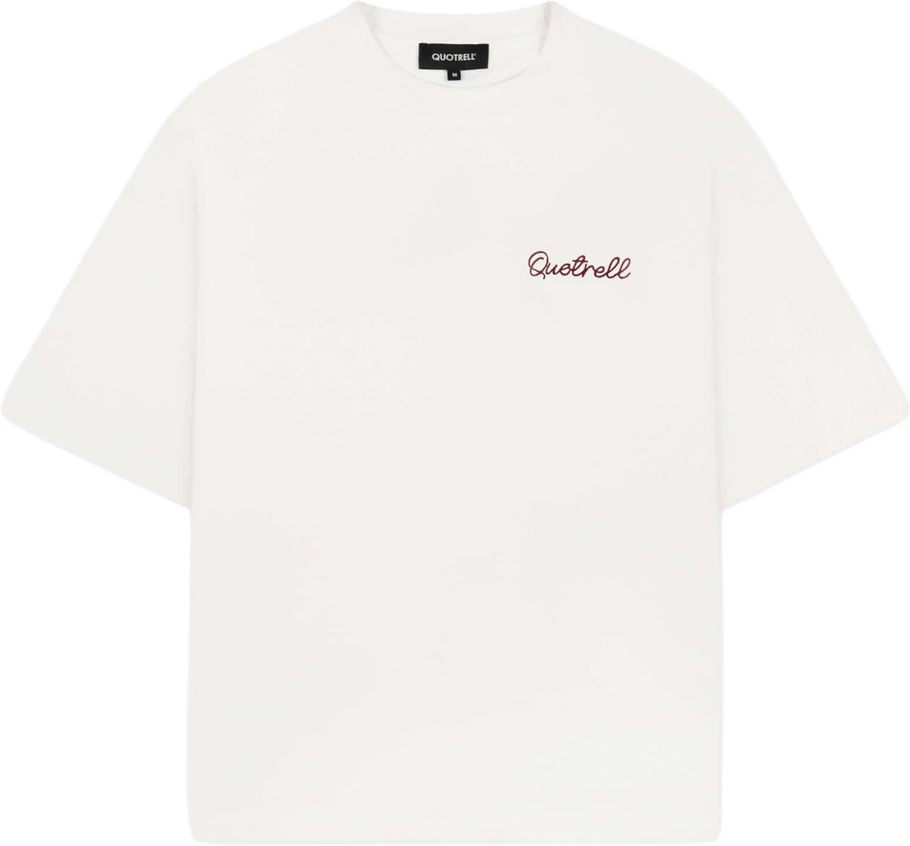 Quotrell Lasso Tee | White/red Wit