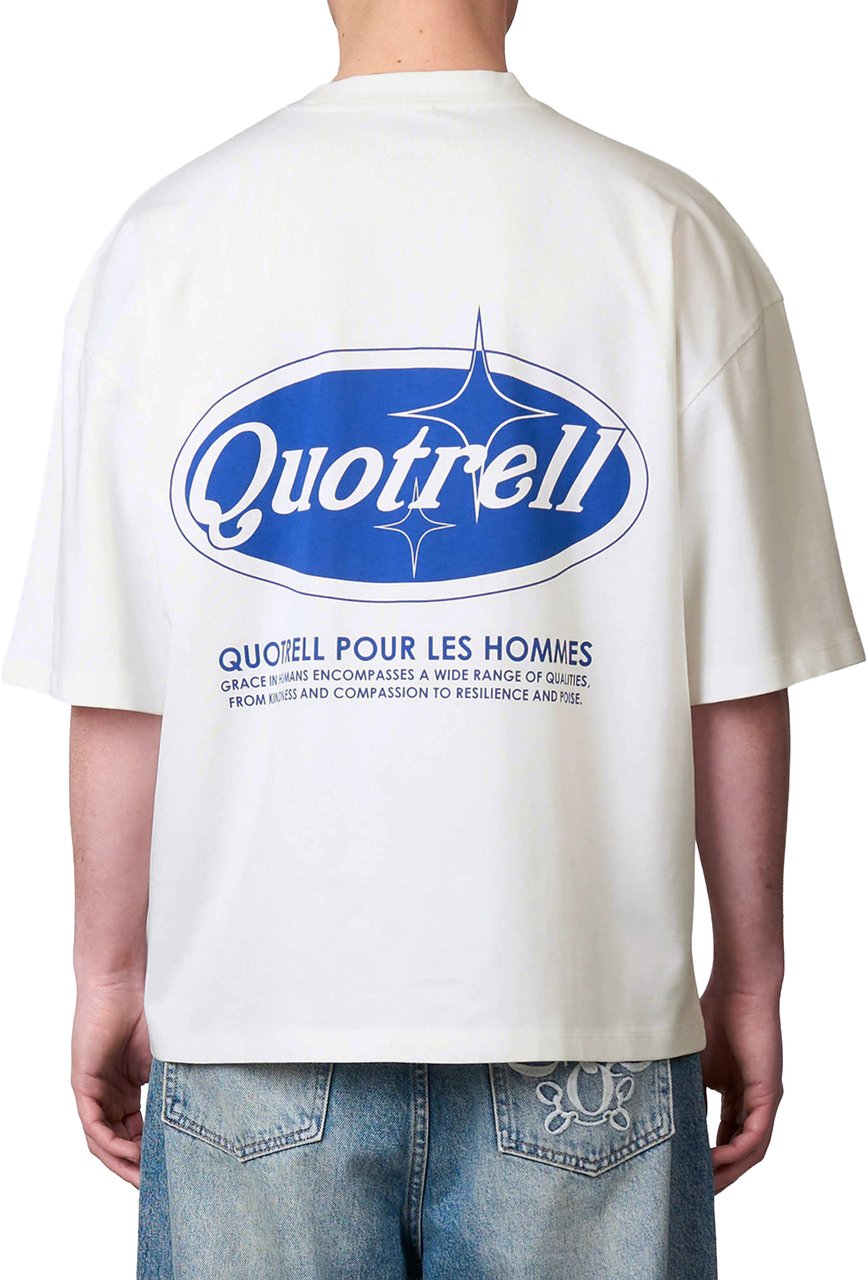 Quotrell Santiago Tee | White/blue Wit