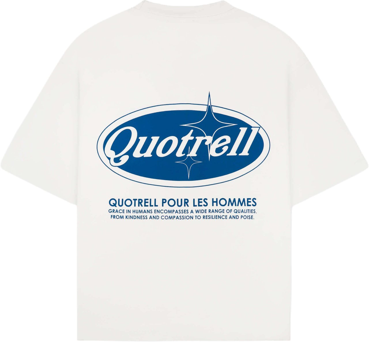 Quotrell Santiago Tee | White/blue Wit