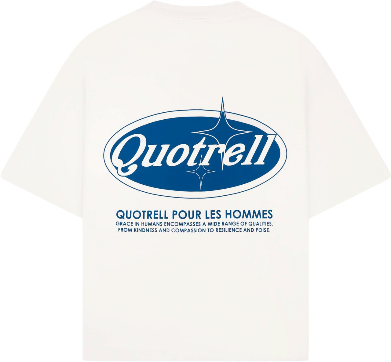 Quotrell Santiago Tee | White/blue Wit