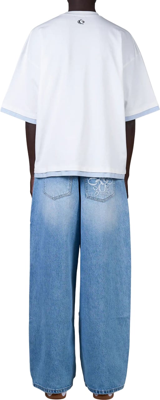 Quotrell 78 T-shirt | White/navy Wit