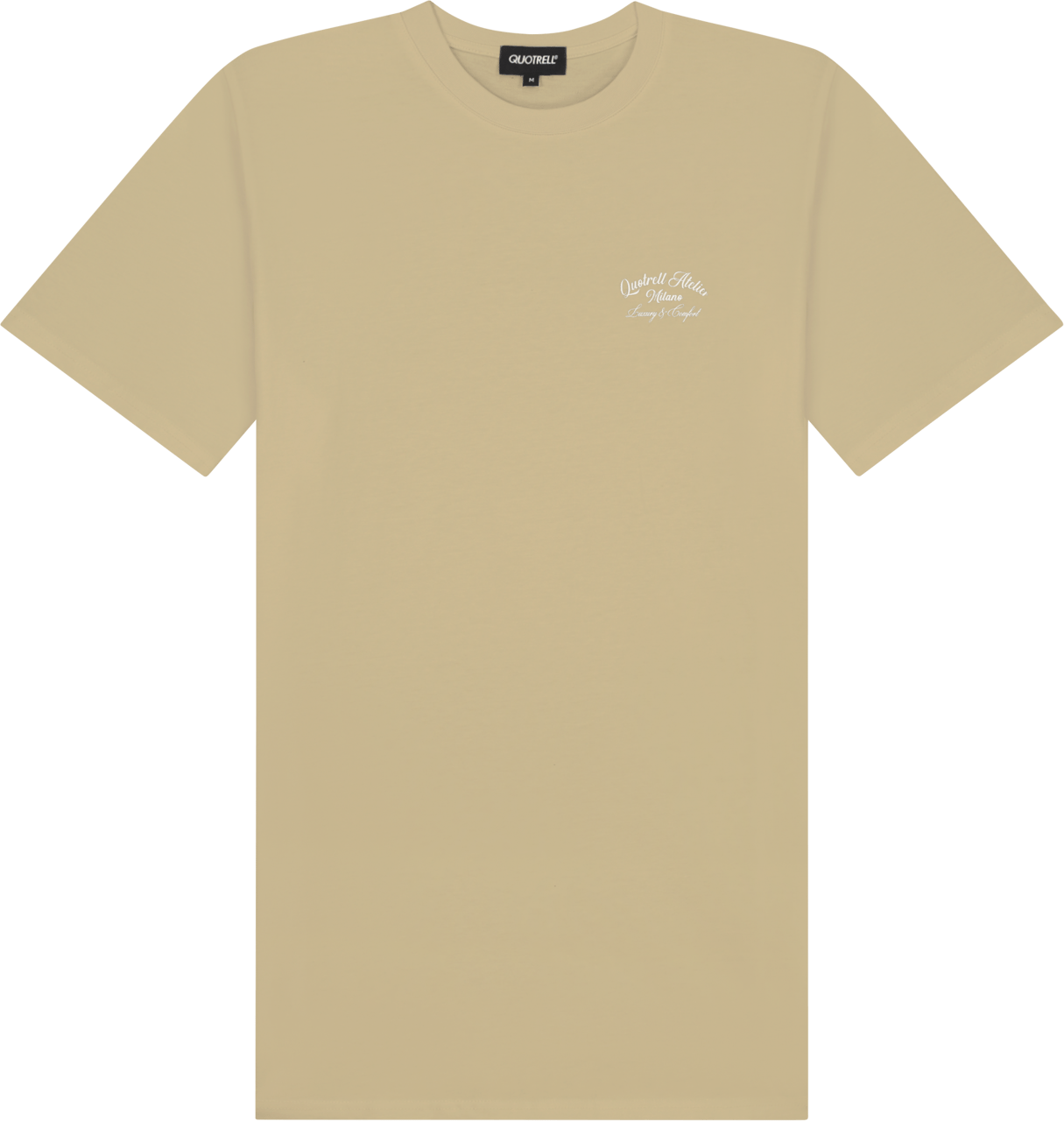 Quotrell Atelier Milano Tee | Beige/white Beige