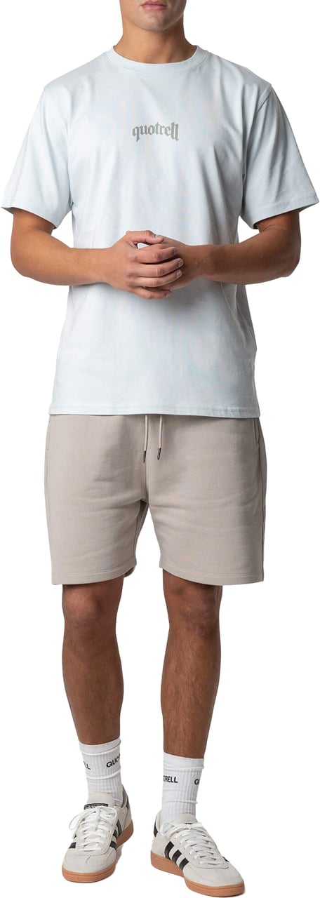 Quotrell Global Unity T-shirt | Light Blue/grey Blauw