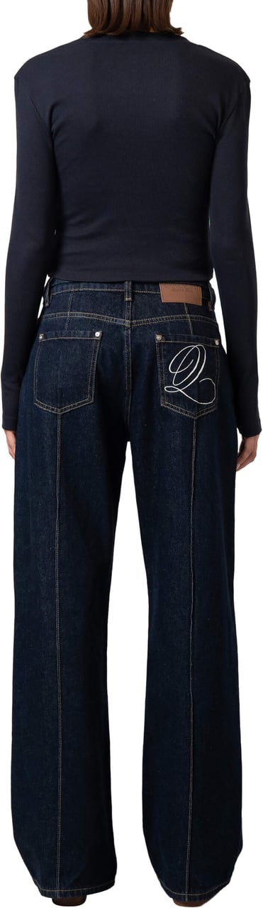 Quotrell Liv Top | Navy Blauw