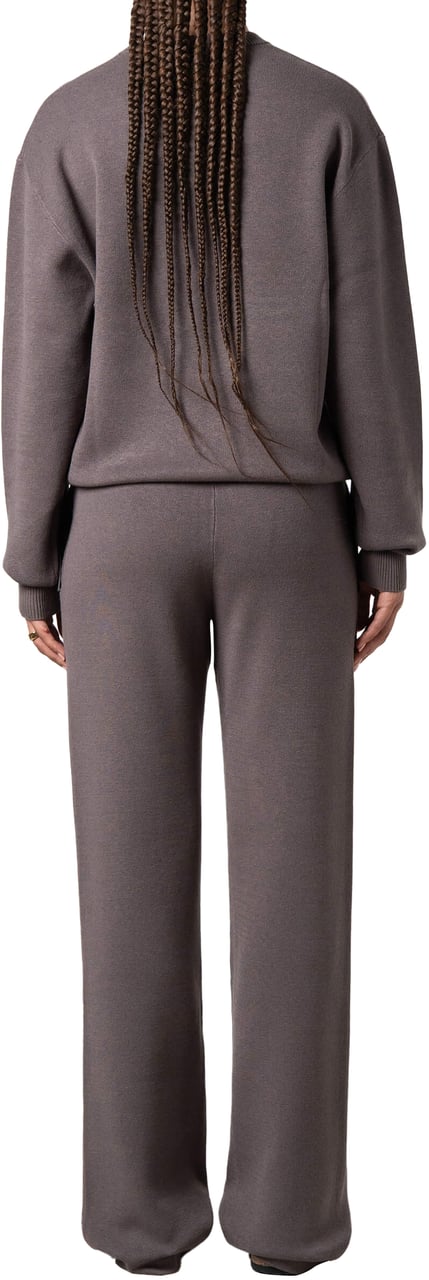 Quotrell Flo Knitted Crewneck | Cool Brown/off White Bruin