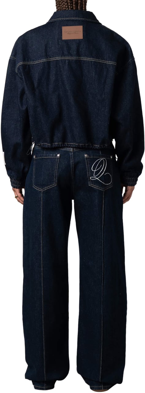 Quotrell Jane Cropped Jacket | Indigo Blue Blauw