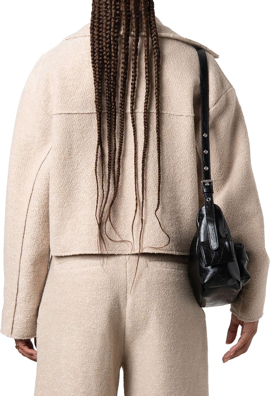 Quotrell Layla Cropped Jacket | Beige Beige