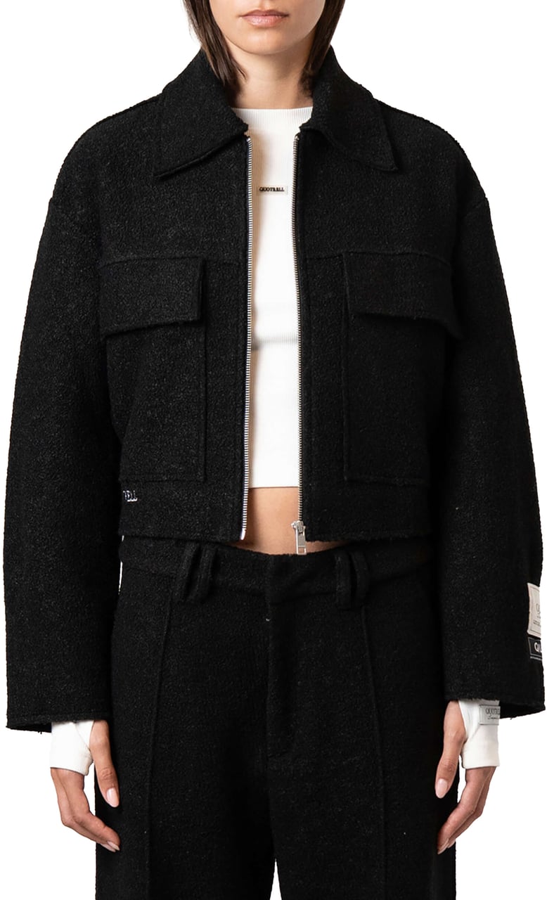 Quotrell Layla Cropped Jacket | Black Zwart