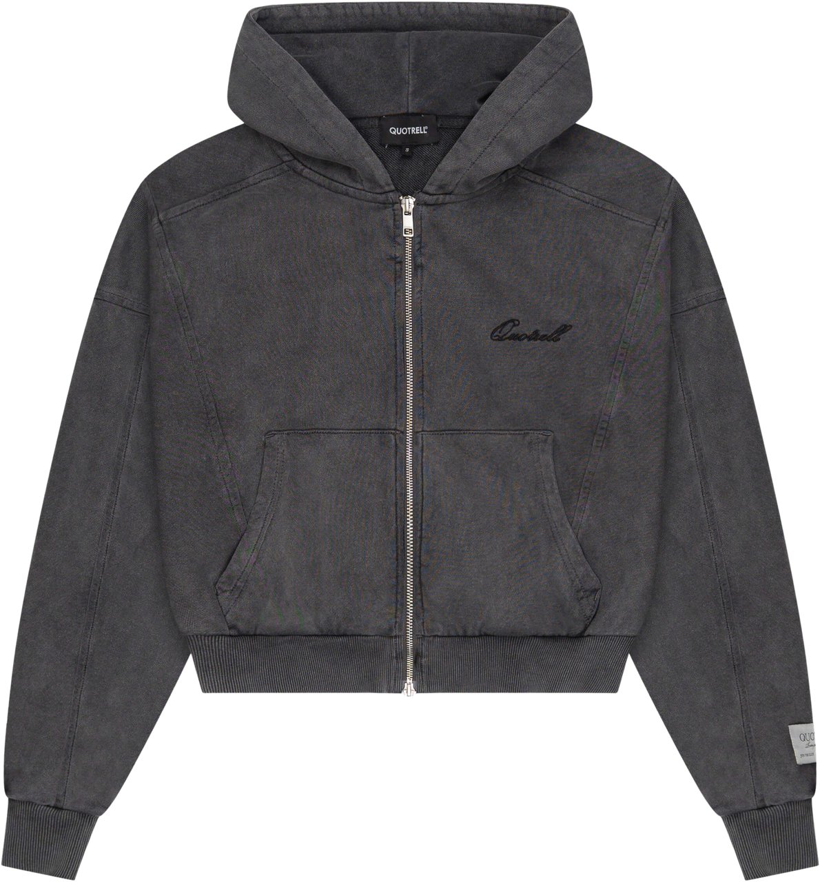 Quotrell Jayda Zip Vest | Acid Grey Grijs