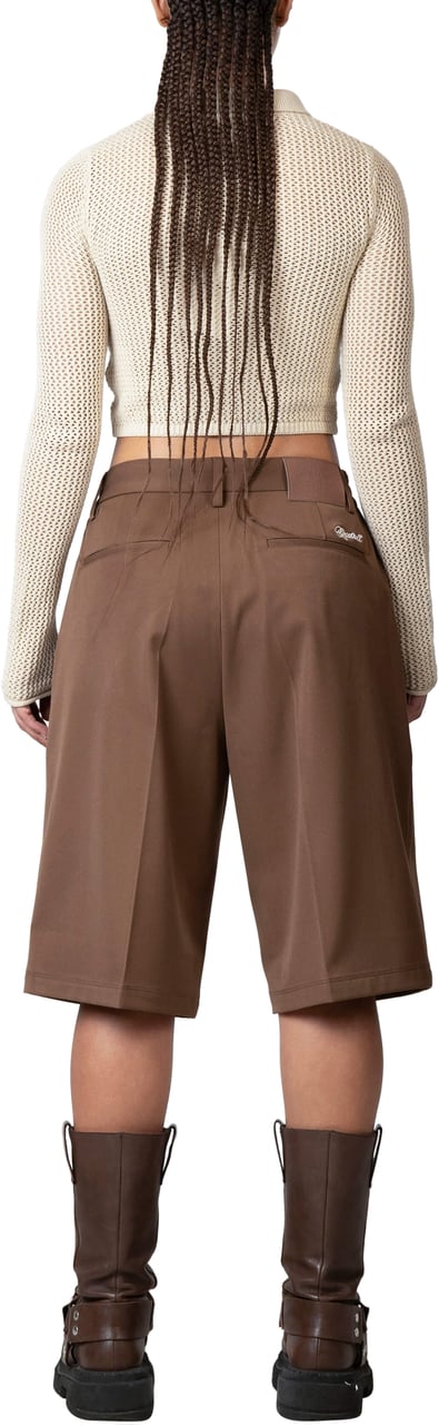 Quotrell Gia Knitted Zip Top | Ecru Beige