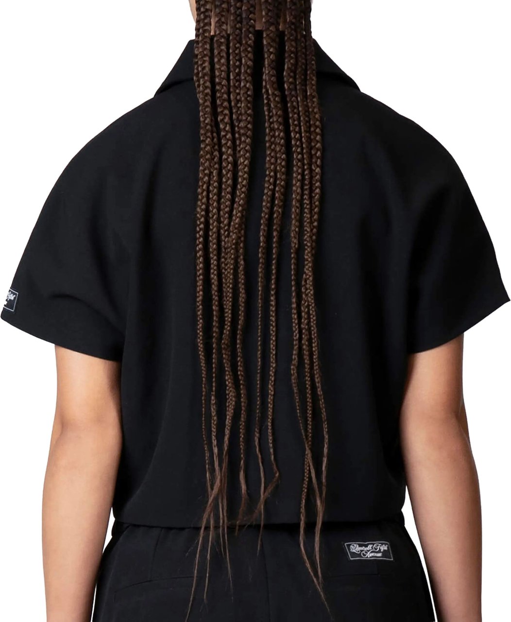 Quotrell Rae Zip Top | Black Zwart