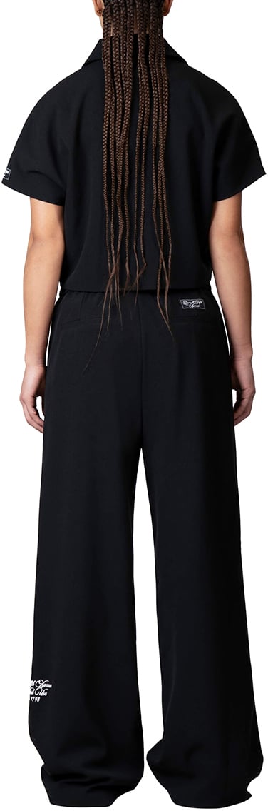 Quotrell Rae Zip Top | Black Zwart