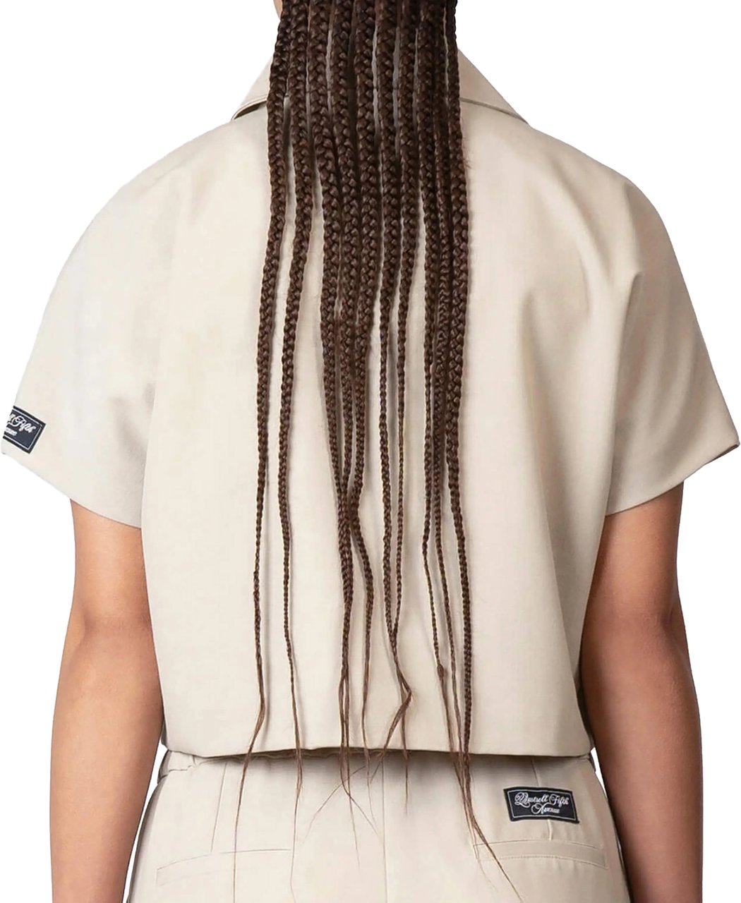 Quotrell Rae Zip Top | Beige Beige