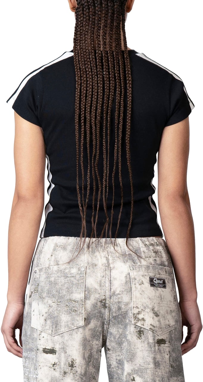 Quotrell Nessa Top | Black Zwart