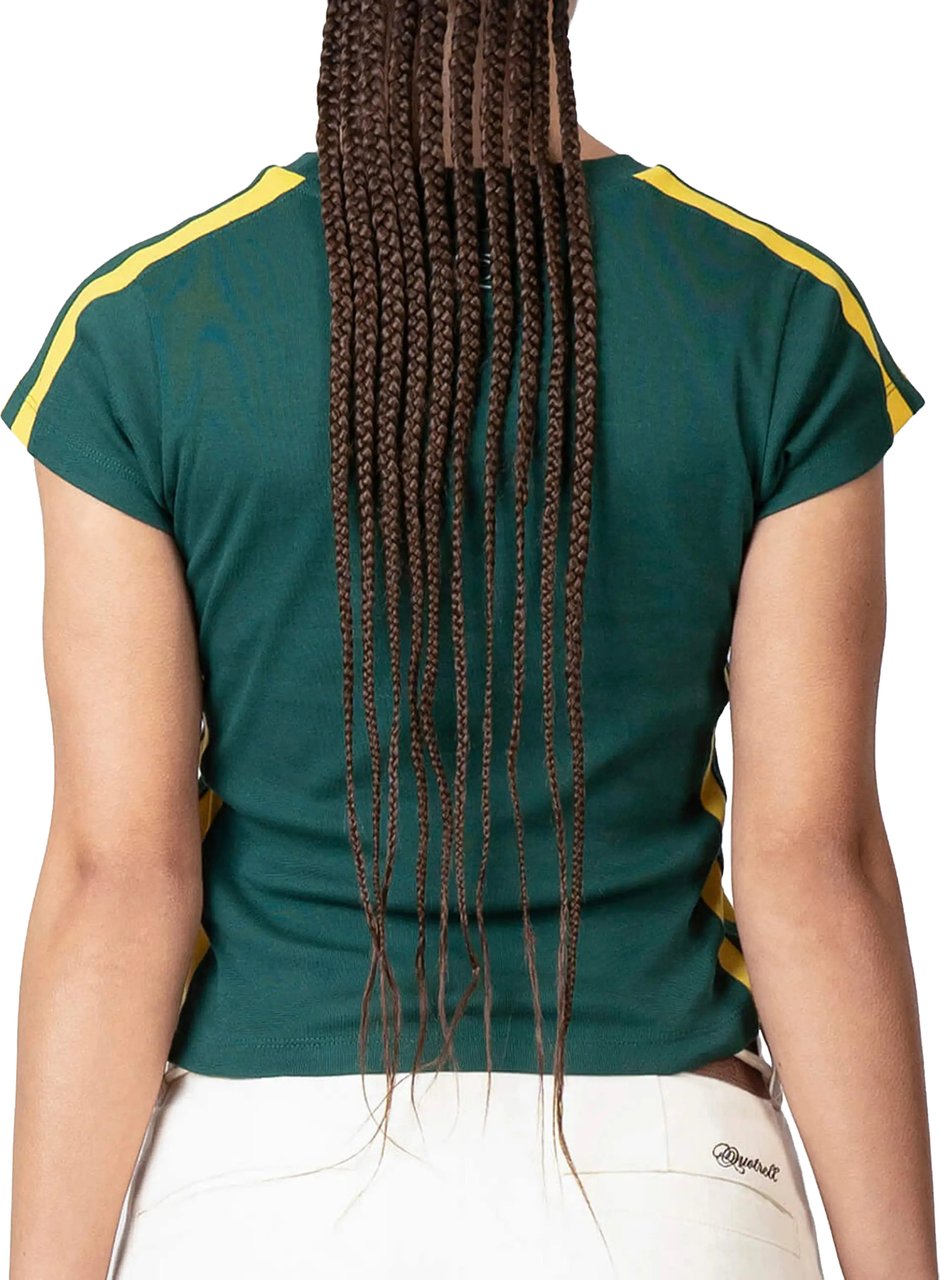 Quotrell Nessa Top | Green/yellow Groen
