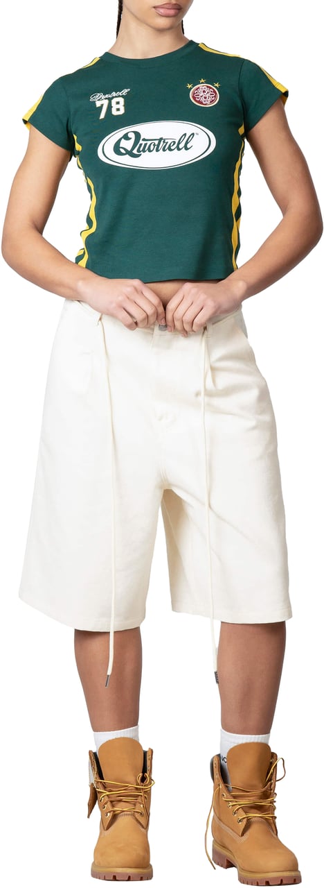 Quotrell Nessa Top | Green/yellow Groen