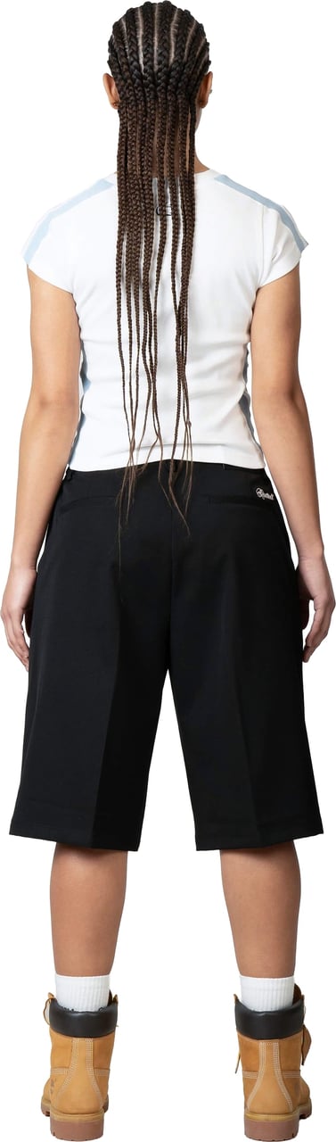 Quotrell Nessa Top | White/light Blue Zwart