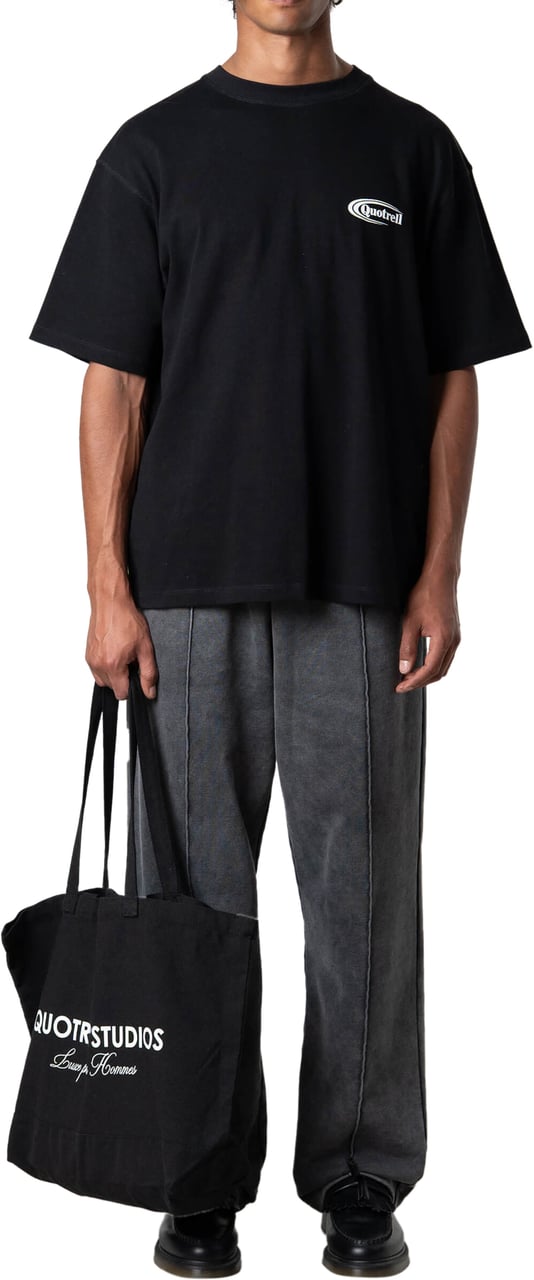 Quotrell Cruiser Tee | Black/white Zwart