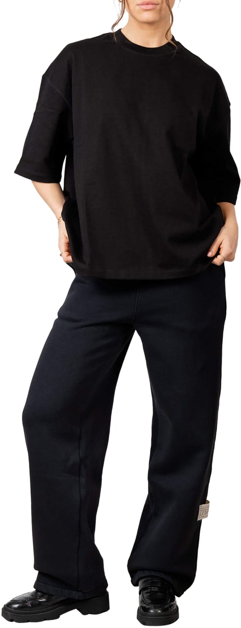 Quotrell Blank Tee | Black Zwart