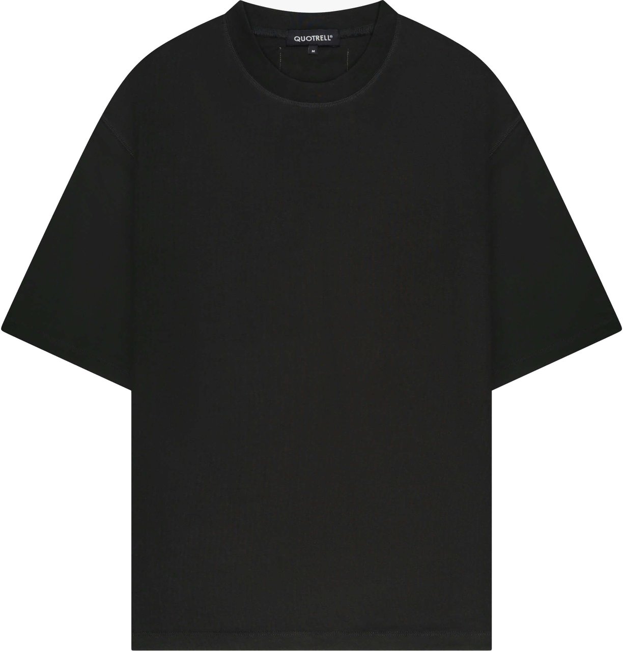 Quotrell Blank Tee | Black Zwart