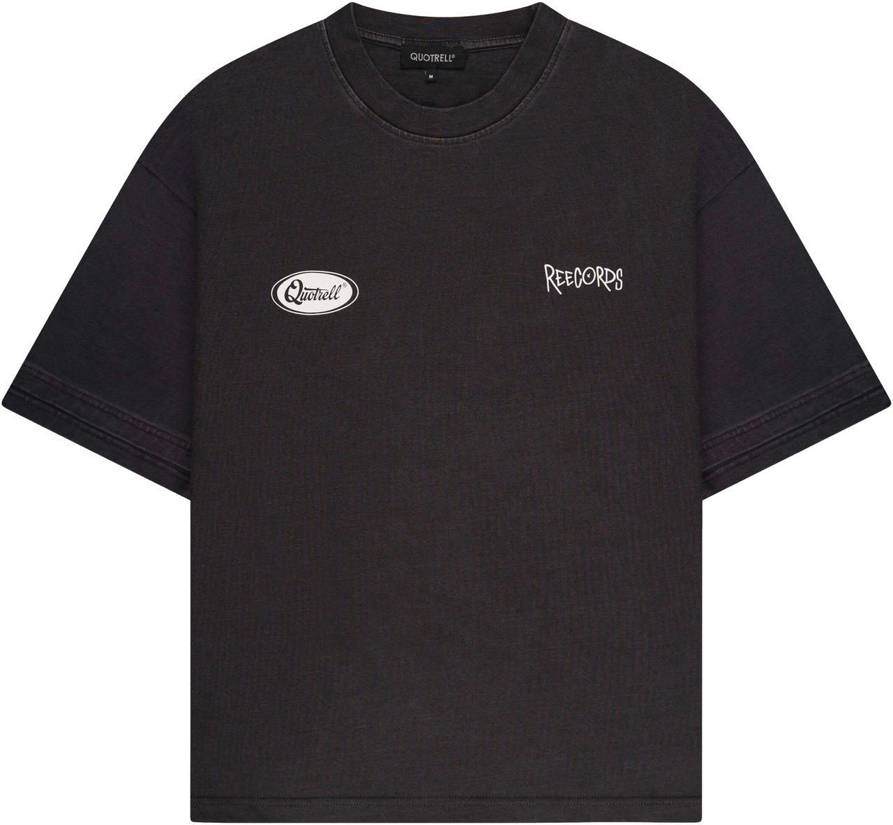 Quotrell Reelow Tee | Acid Grey/white Grijs