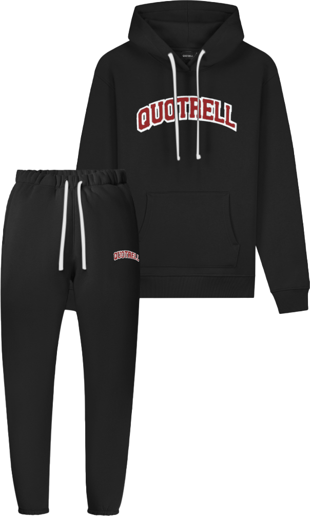 Quotrell University Set | Black/red Zwart