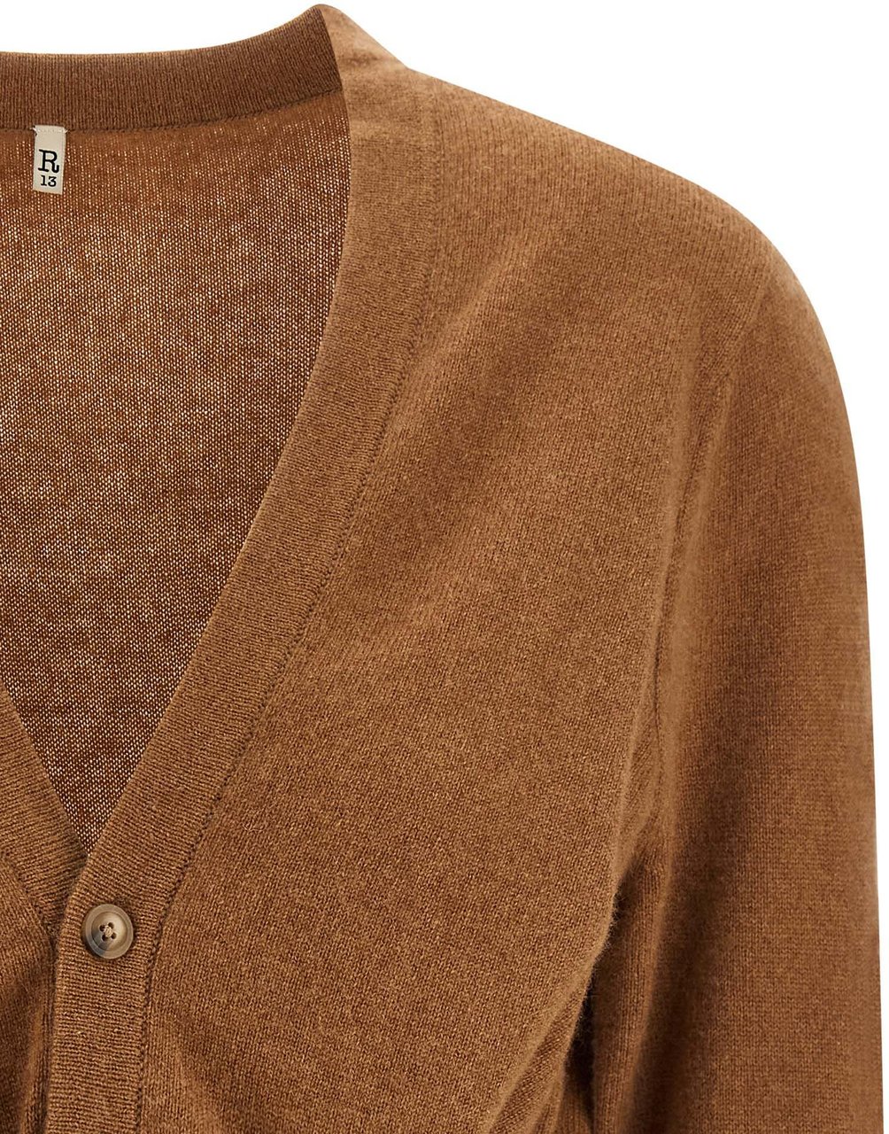 R13 Brown Cashmere Cardigan Bruin