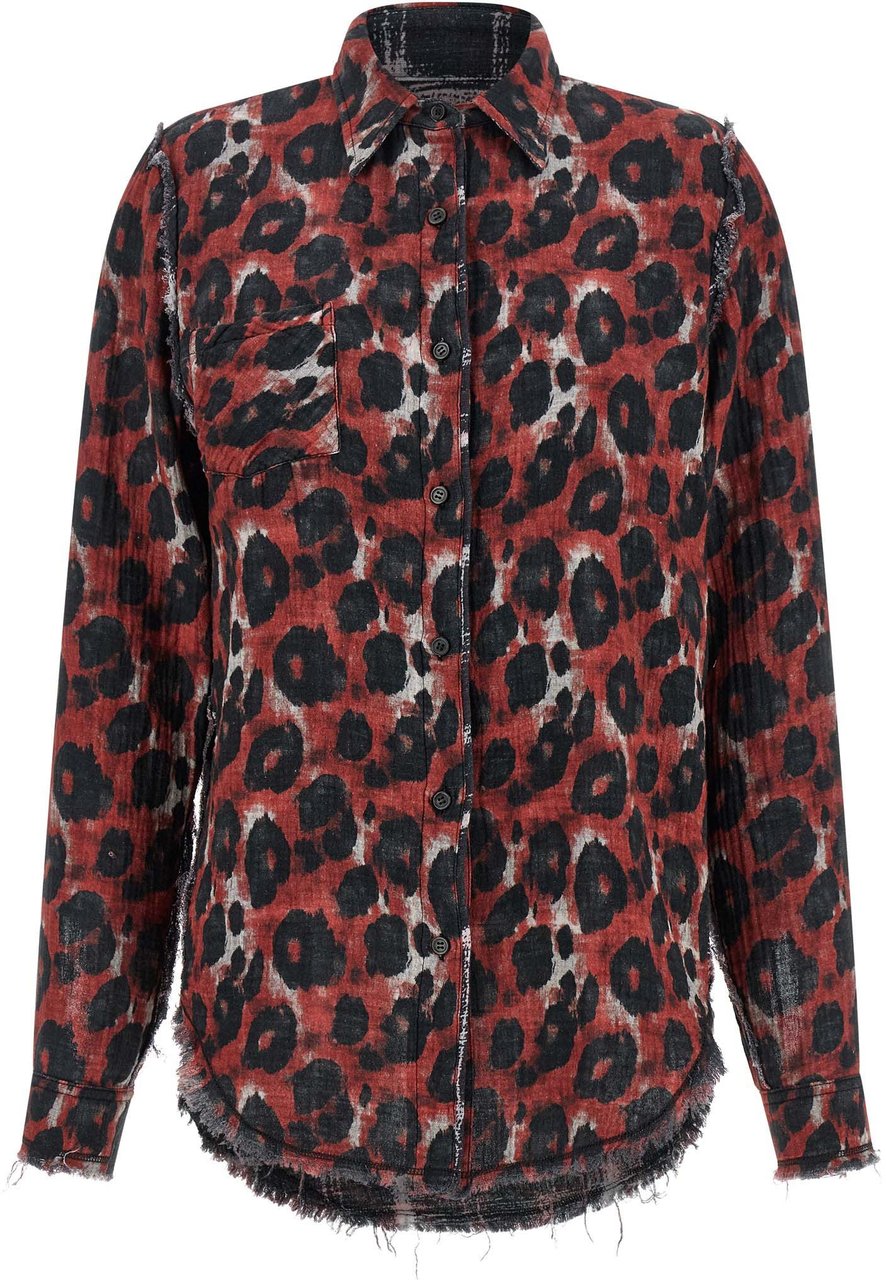 R13 Multicolor Cotton Blouse Divers