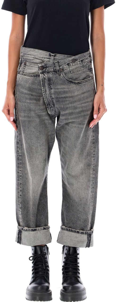 R13 Crossover Leyton Black Zwart